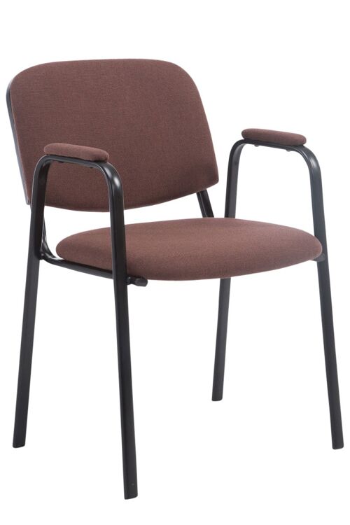 Cogliate Bezoekersstoel Stof Bruin 7x55cm