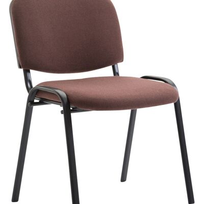Ranzo Bezoekersstoel Stof Bruin 4x53cm