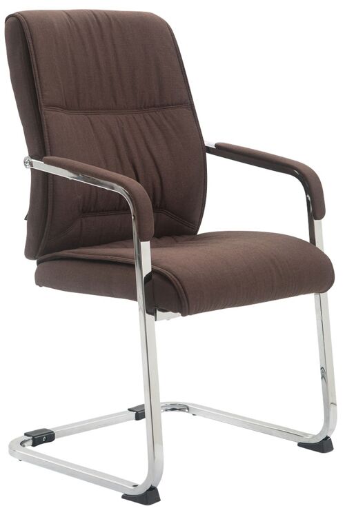 Sbarra Bezoekersstoel Stof Bruin 16x65cm