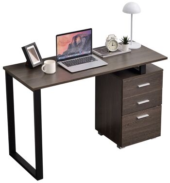 Bureau Baboro Marron 25x50cm 1