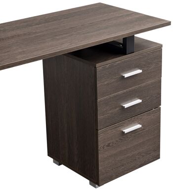 Bureau Baboro Marron 25x50cm 6