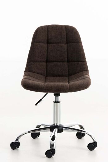 Gazzi Chaise de Bureau Tissu Marron 8x55cm 5