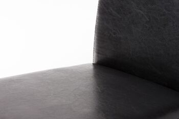 Botrugno Chaise de salle à manger Cuir artificiel Marron 6x47cm 4