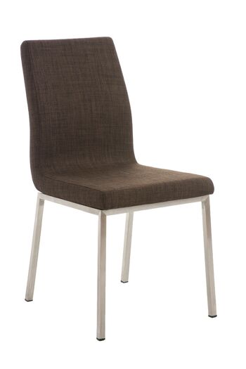 Gozza Chaise de salle à manger Tissu Marron 7x50cm 1