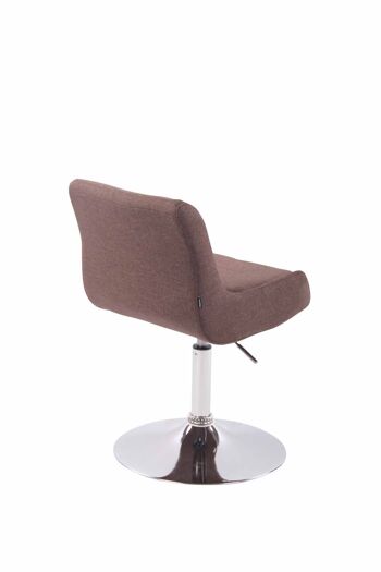 Parenti Fauteuil Tissu Marron 7x50cm 3