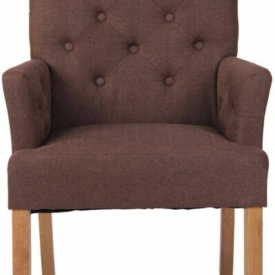 Piombino Fauteuil Stof Bruin 11x66cm