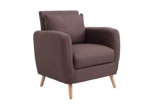 Archimede Fauteuil Stof Bruin 68cm