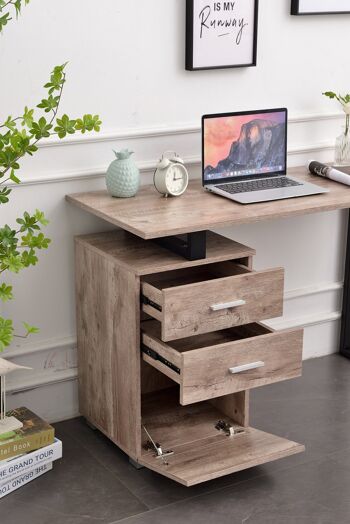 Majella Bureau Marron 25x50cm 2