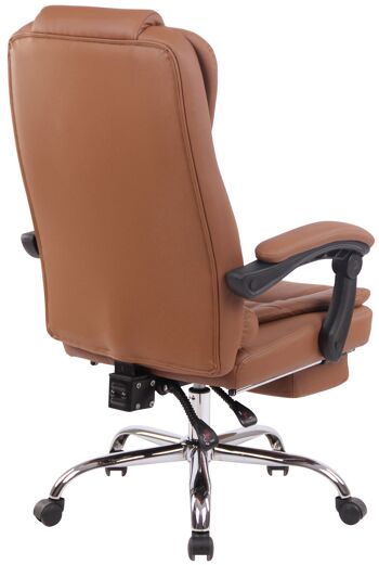 Maranello Chaise de Bureau Simili Cuir Marron 22x68cm 3
