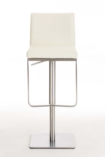 Tabouret de Bar Busnago Cuir Artificiel Crème 18x44cm 8