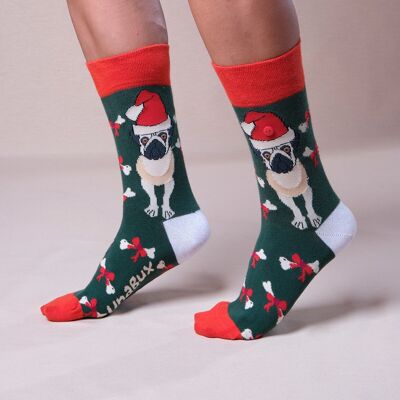 Doggy. Calcetines de Navidad. Unisex