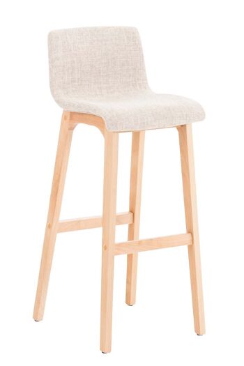 Tabouret Lattani Tissu Crème 5x46cm 1