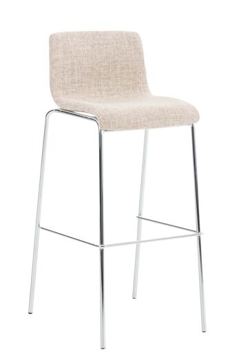 Tabouret Parco Tissu Crème 6x48cm 1