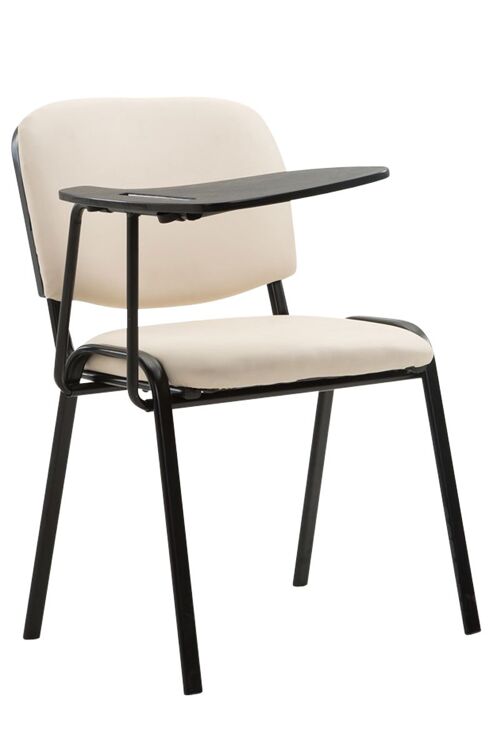 Gionco Bezoekersstoel Kunstleer Creme 6x71cm