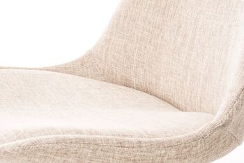 Quadri Chaise visiteur Tissu Crème 5x59cm 2