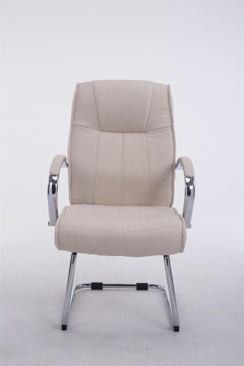 Saiatine Bezoekersstoel Stof Creme 12x68cm