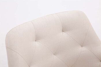 Cogne Chaise visiteur Tissu Crème 12x60cm 3