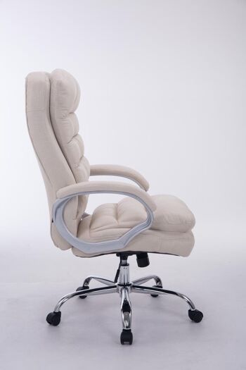 Cavagnano Chaise de bureau Tissu Crème 16x77cm 2