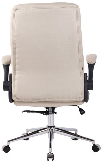 Negrar Chaise de bureau Crème 16x68cm 4