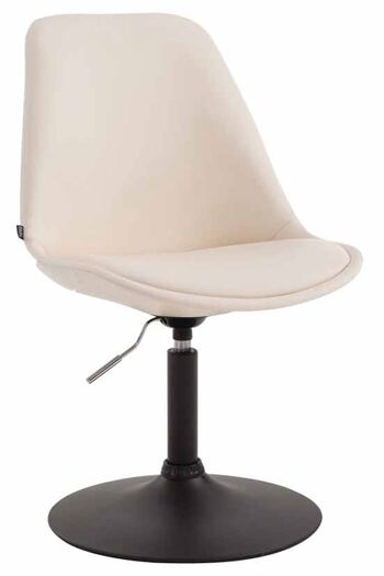 Cassiopea Chaise de salle à manger Cuir artificiel Crème 6x57cm 1