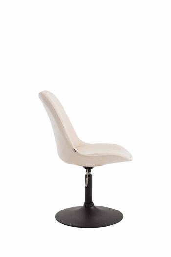 Cassiopea Chaise de salle à manger Cuir artificiel Crème 6x57cm 3