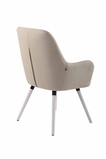 Alleghe Fauteuil Tissu Crème 9x63cm 4