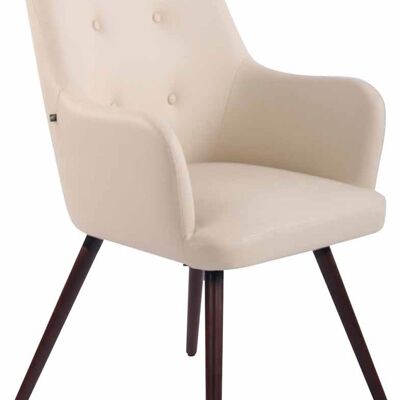 Mitreo Fauteuil Kunstleer Creme 9x63cm