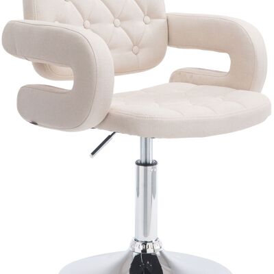 Comerio Fauteuil Stof Creme 11x55cm