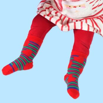 Mini Amour. Chaussettes bébé de Noël. Unisexe 1