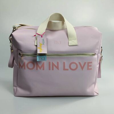 Mommy Bag modello Asia | Borsa Passeggino Bio Rosa