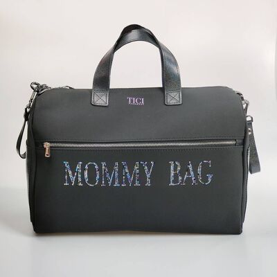 Mommy Bag modello Rose | Borsa Passeggino nera