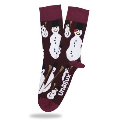 Mr Snowman. Christmas socks. Unisex