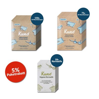Paquete de inicio grande - Detergente Kuno