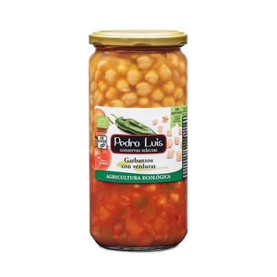 Garbanzo con verduras eco 720 ml