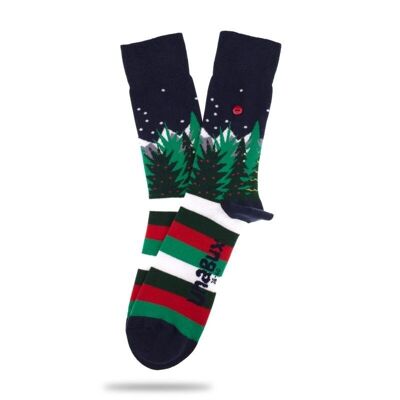 Winter World.  Christmas socks. Unisex 36-40