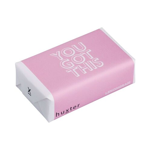Huxter You Got This - Pastel Pink Wrapped Soap