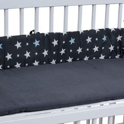 tiSsi bumper for extra beds 90X50 gray stars