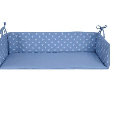 tiSsi nid pour lits d'appoint 90X50 couronnes bleues -sortie-