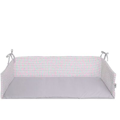 tiSsi nid pour lits d'appoint 90x50 diamant pastel -arrêté-