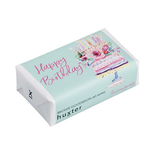 Huxter Birthday Cake Solo' - Happy Birthday Wrapped Soap
