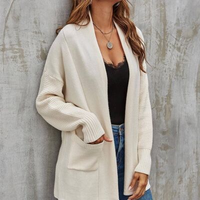 Mid Cardigan In Cream