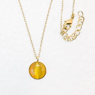 Necklace, gold-plated, yellow (K266.2)