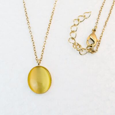 Necklace, gold-plated, yellow (K320.2)