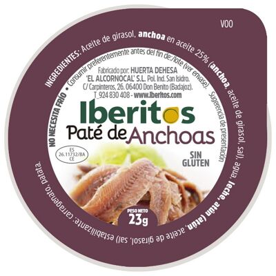 Paté de Anchoas - Bandeja de 18 unidades x 23 gramos