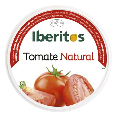 Tomate Natural - Lata de 250 gramos - Producto Vegano
