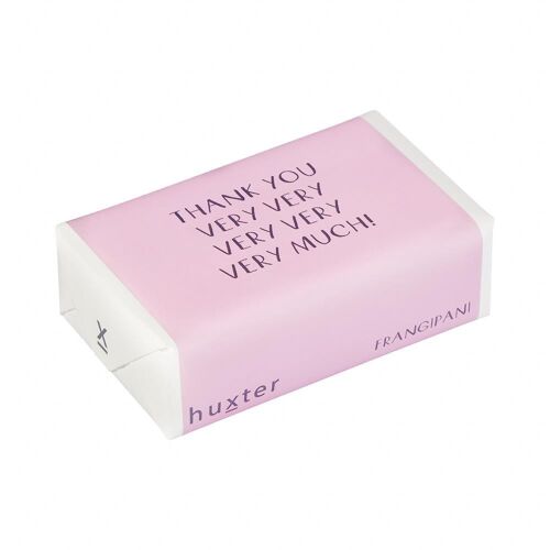 Huxter Thank you V/V/V/V/Vmuch - Pastel Pink Wrapped Soap