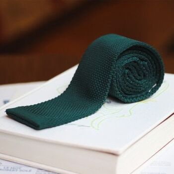 Cravate en tricot - Vert 2