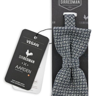 Sir Redman x Aarden bow tie Vince Vegan Blue