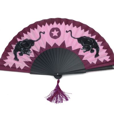 Abanico de mano de la Pantera Rosa