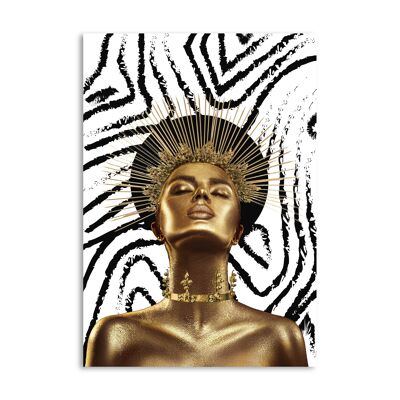 Melli Mello Golden Goddess wall art 70x100cm